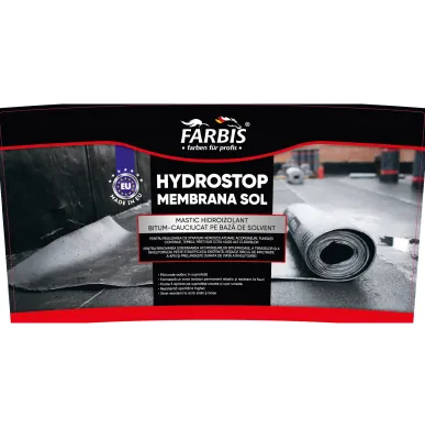 Мастика битумно-каучуковая 5 кг Hydrostop Membrana Sol