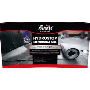 Мастика битумно-каучуковая 5 кг Hydrostop Membrana Sol