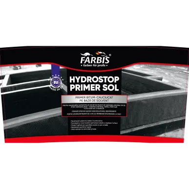 Праймер битумно-каучуковый 10 кг Hydrostop Primer Sol