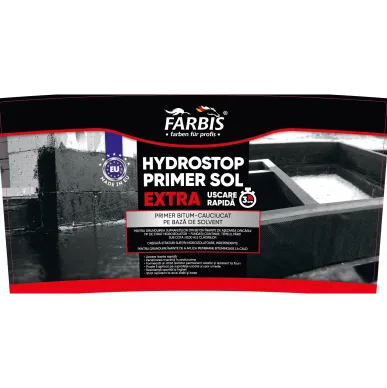 Праймер битумно-каучуковый 4,5 кг Hydrostop Primer Sol Extra