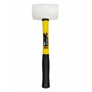 Rulou de bandă adezivă albă SmartFix Profi, 0,25 kg, cu mâner cauciucat din fibră de sticlă