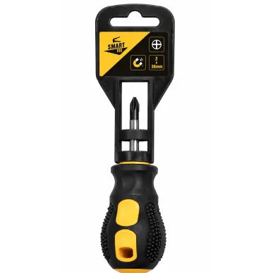 Șurubelnița cruce PH 2,0*38 cu mâner cauciucat Smart Fix
