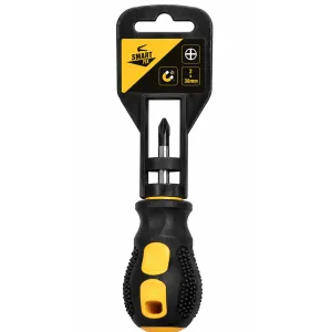 Șurubelnița cruce PH 2,0*38 cu mâner cauciucat Smart Fix