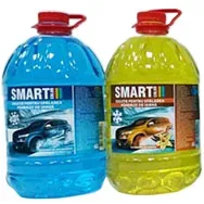 Жидкость стеклоомывающая синяя -20°C Smart Color