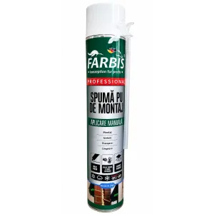 Spumă de montare 750 ml All Season cu aplicator PU Farbis