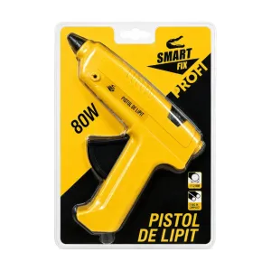 Pistol de lipit SmartFix Profi 11,2 mm, 80 W, cu 2 baghete de lipici