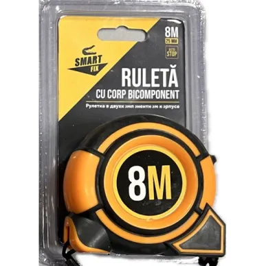 Ruletă 8 m cu fixare Smart Fix