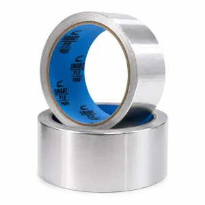 Bandă adezivă din aluminiu 48*10 m pentru izolare termică Smart Fix