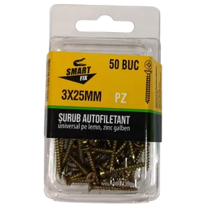 Șurub autofiletant universal pe lemn 3*12 PZ 58SFP (50 buc.)
