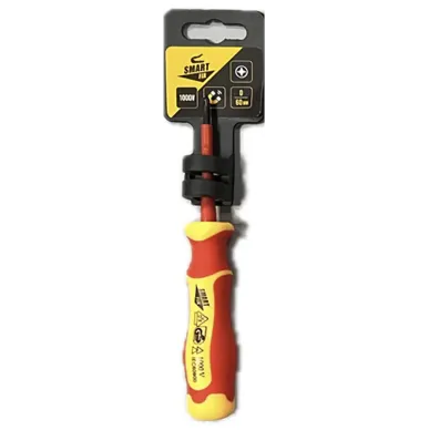 Отвертка крестообразная диэлектрическая PZ 0*60 Smart Fix