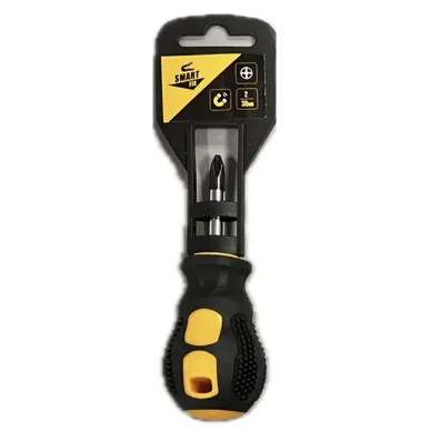 Отвертка крестообразная PH 2,0*38 с прорезиненной рукояткой Smart Fix