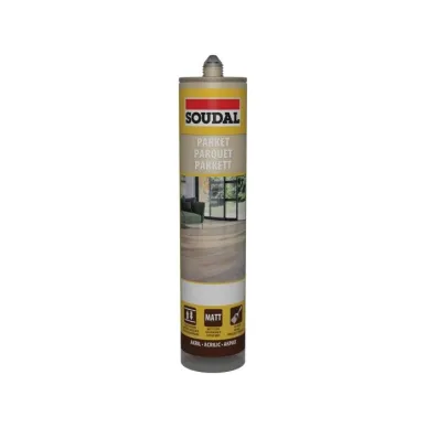 Герметик паркетный белый перламутр Soudal