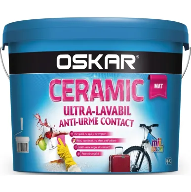 Vopsea ultra-lavabilă 8,5 l BazaTR Mat Ceramic Oskar