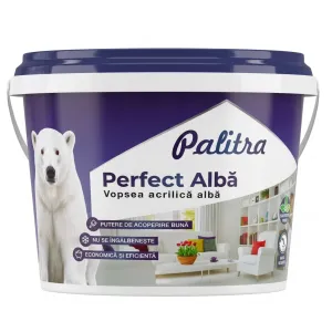 Vopsea super-albă 1,3 kg Perfect Alba Palitra