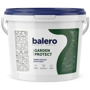 Vopsea acrilică pe bază de apă Balero Exterior Garden Protect 4 kg