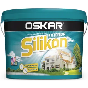 Vopsea Silicon 5 l albă Exterior Oskar