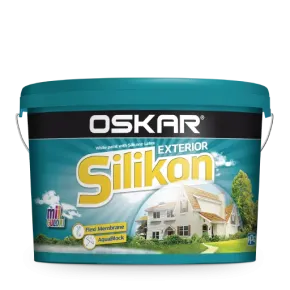 Краска силиконовая 5 л белая Exterior Oskar