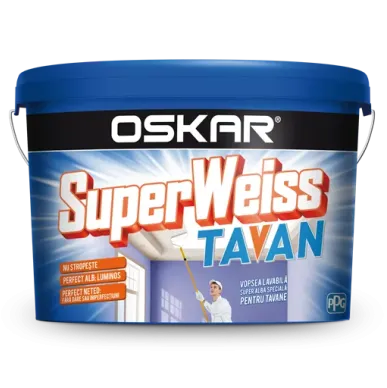 Краска моющаяся для потолков SuperWeiss Tavan Oskar
