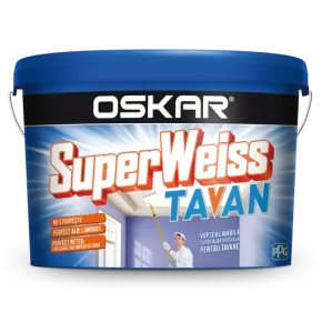 Краска моющаяся для потолков SuperWeiss Tavan Oskar