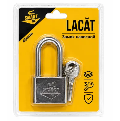 Lacăt 40 mm cu toartă lungă Smart Fix
