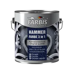 Paint with hammered effect Farbis